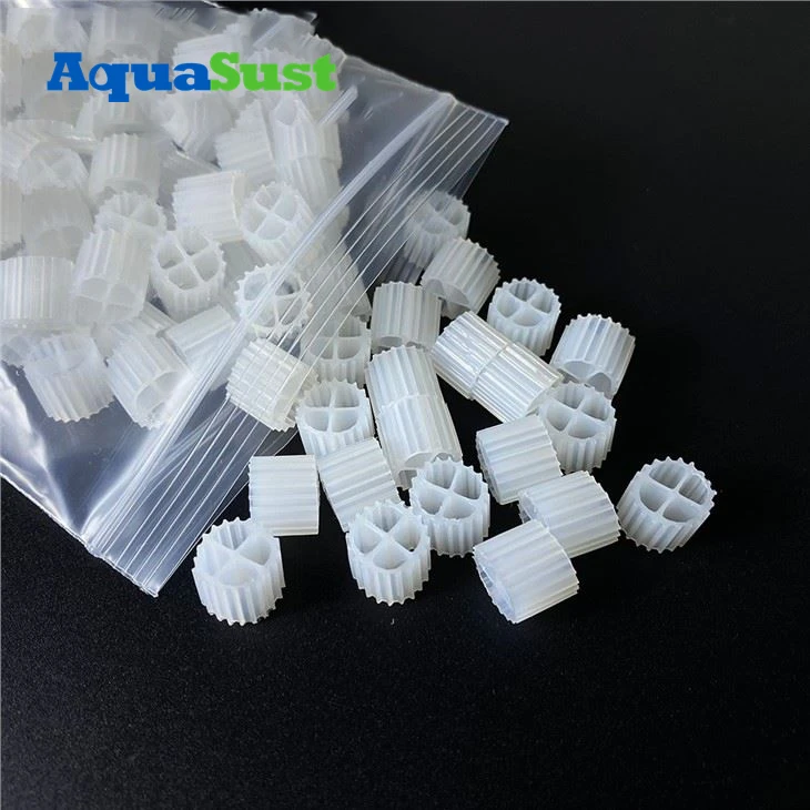 Shock Resistance Plastic MBBR Biocell Filter Media High Surface Area For RAS BIO Balls Filter Media